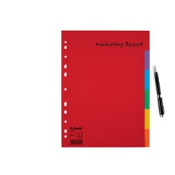 Esselte Economy A4 karton 6 részes elválasztólap