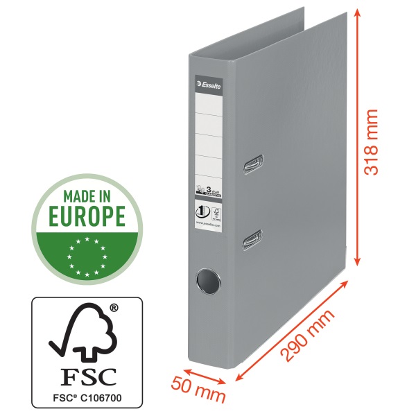 Esselte Standard A4 5cm sárga iratrendező