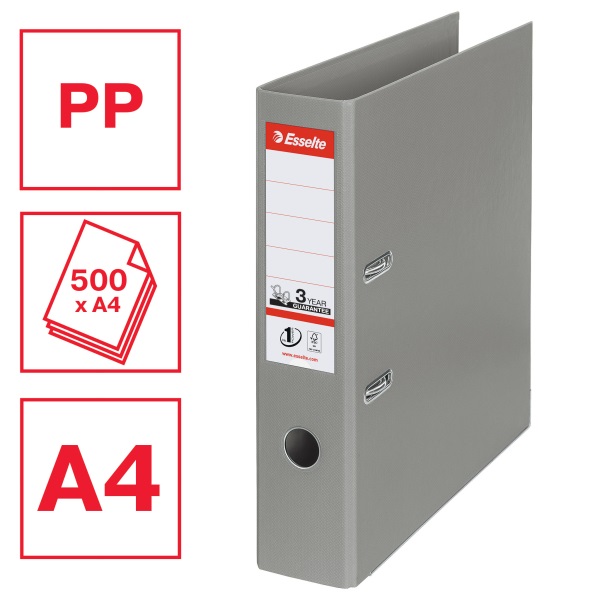 Esselte Standard A4 7,5cm szürke iratrendező