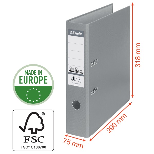 Esselte Standard A4 7,5cm tengerkék iratrendező