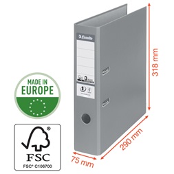 Esselte Standard A4 7,5cm tengerkék iratrendező
