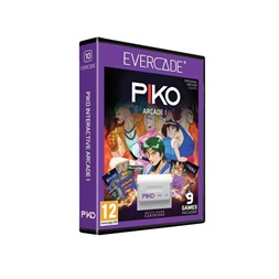 Evercade #10 PIKO Interactive Arcade 1 8in1 Retro Multi Game játékszoftver csomag