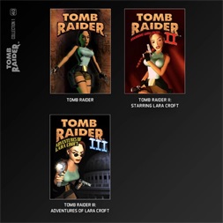 Evercade #40 Tomb Raider Collection 1 3in1 Retro Multi Game játékszoftver csomag