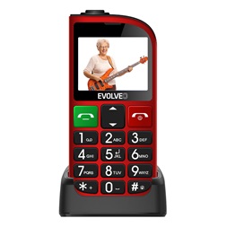 Evolveo EasyPhone FL EP801 2,3" DualSIM piros mobiltelefon