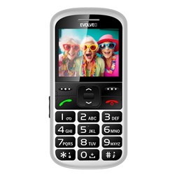 Evolveo EasyPhone XS EP570 2,2" fehér mobiltelefon