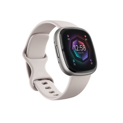 FITBIT Sense 2 okosóra (Lunar White / Platinum Aluminium)