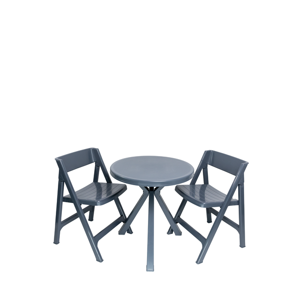 FLAIR 61603 antracit Balkon szett