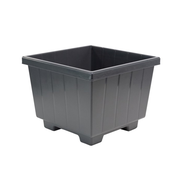 FLAIR Polka 70012 antracit 40x40 cm virágláda