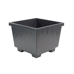 FLAIR Polka 70012 antracit 40x40 cm virágláda