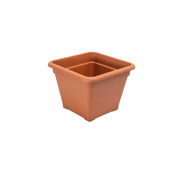 FLAIR Sydney 61143 terra 40x40 cm szögletes virágcserép