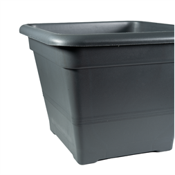 FLAIR Sydney 61146 antracit 40x40 cm szögletes virágcserép