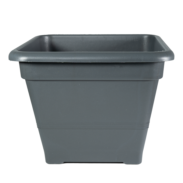 FLAIR Sydney 61243 antracit 15x15 cm szögletes virágcserép