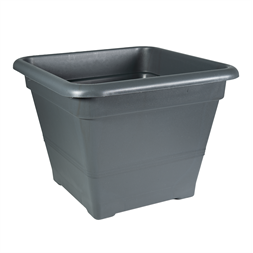 FLAIR Sydney 61243 antracit 15x15 cm szögletes virágcserép