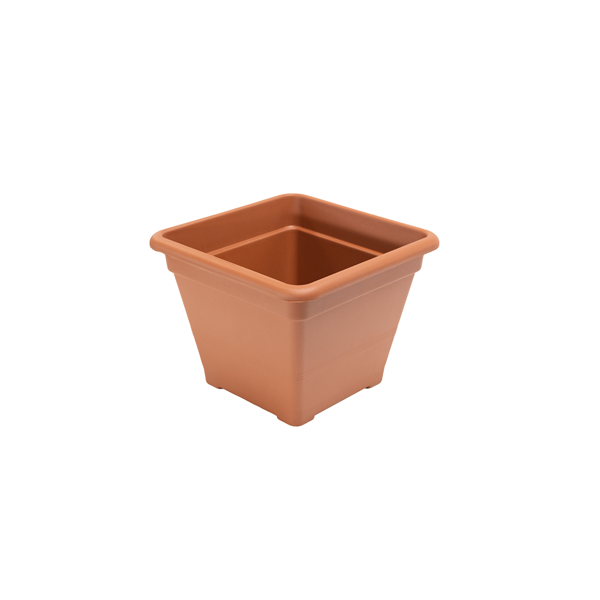 FLAIR Sydney 61307 terra 30x30 cm szögletes virágcserép