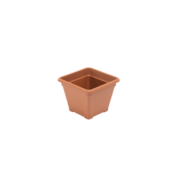 FLAIR Sydney 61311 terra 15x15 cm szögletes virágcserép