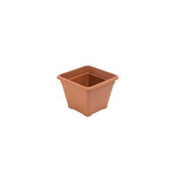 FLAIR Sydney 61313 terra 20x20 cm szögletes virágcserép