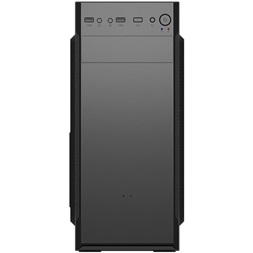 FSP CMT160 táp nélküli Mid Tower számítógépház fekete