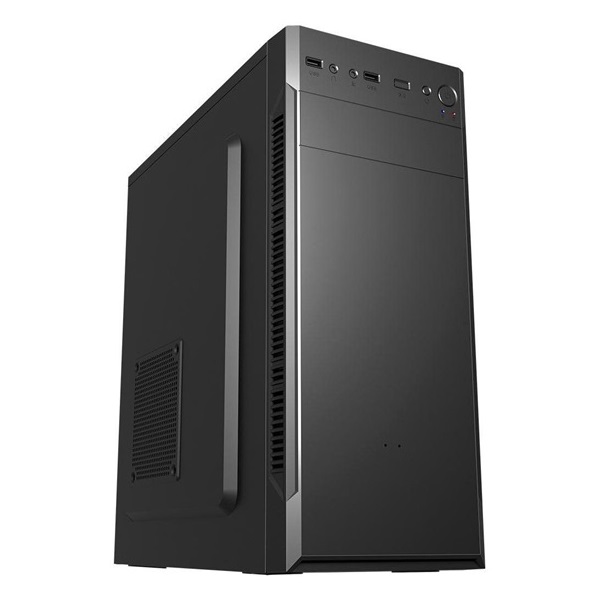 FSP CMT160 táp nélküli Mid Tower számítógépház fekete
