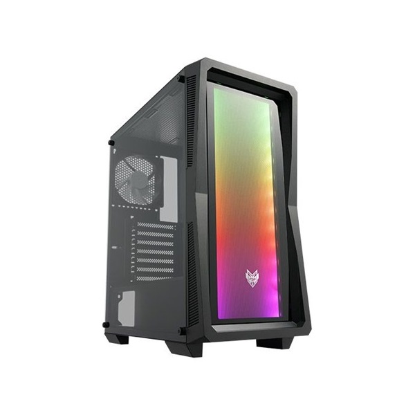 FSP CMT212G táp nélküli ablakos Mid Tower számítógépház fekete