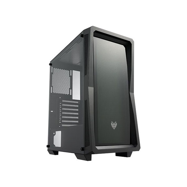 FSP CMT212G táp nélküli ablakos Mid Tower számítógépház fekete