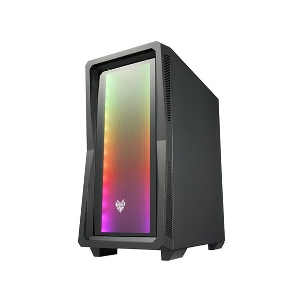 FSP CMT212G táp nélküli ablakos Mid Tower számítógépház fekete