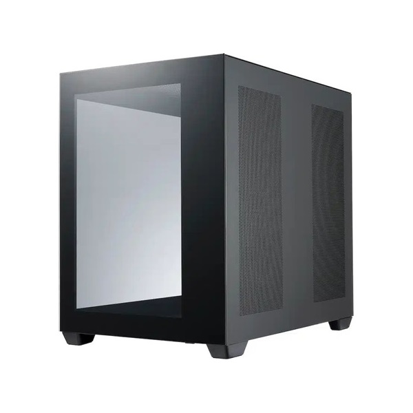 FSP CMT380B táp nélküli ablakos Mid Tower számítógépház fekete
