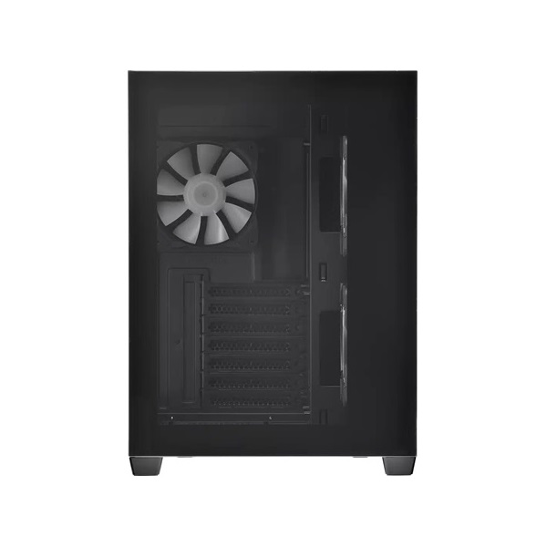 FSP CMT380B táp nélküli ablakos Mid Tower számítógépház fekete