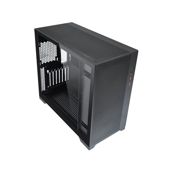 FSP CMT580B táp nélküli ablakos Mid Tower számítógépház fekete