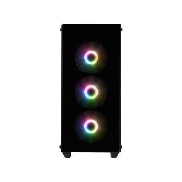 FSP CMT 512 táp nélküli ablakos Mid Tower számítógépház fekete