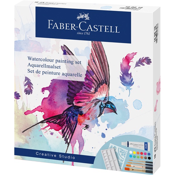 Faber-Castell Creative Studio 18 db akvarell festőkészlet