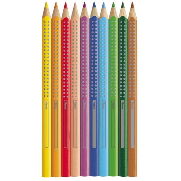 Faber-Castell Grip Jumbo háromszögletű 12 db színesceruza készlet