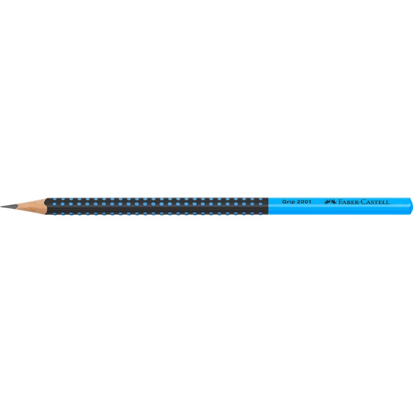 Faber-Castell Grip 2001 háromszögletű kéttónusú fekete/kék HB grafitceruza