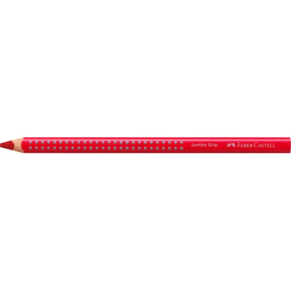 Faber-Castell Grip Jumbo háromszögletű görögdinnye piros színes ceruza