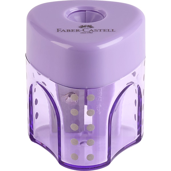 Faber-Castell Grip 2001 egylyukú mini tartályos pasztell szín hegyező