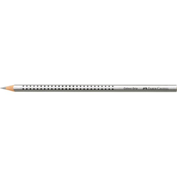 Faber-Castell Grip háromszögletű metál ezüst színes ceruza