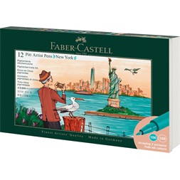 Faber-Castell New York 12 db-os művészfilctoll készlet