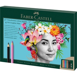 Faber-Castell Polychromos & Pitt Graphite Matt 23 db-os művészceruza készlet