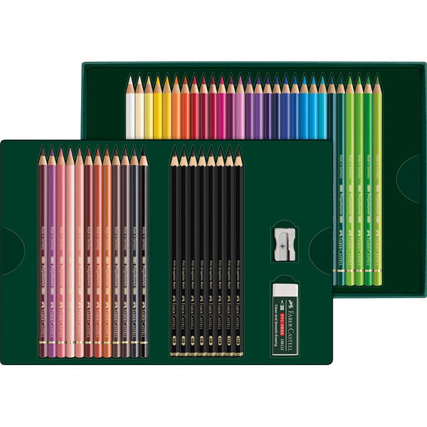 Faber-Castell Polychromos & Pitt Graphite Matt 50 db-os művészceruza készlet