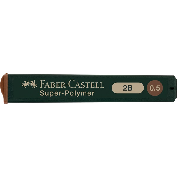 Faber-Castell Super-Polymer 0,5 mm 2B 12 db nyomósirón betét