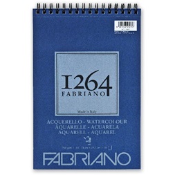 Fabriano 1264 Watercolour 300g A4 30lapos spirálkötött akvarell tömb