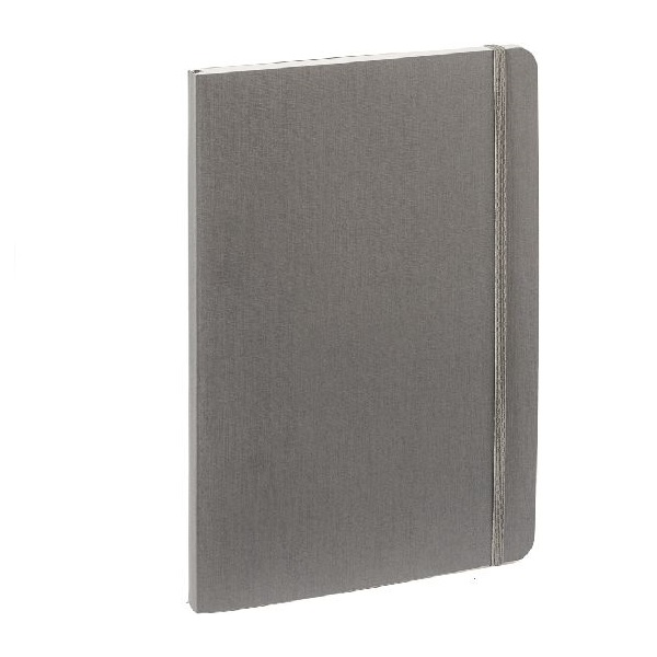 Fabriano Ecoqua Plus A5 80 lapos antracit vonalas notesz