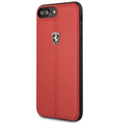 Ferrari Heritage iPhone 8 Plus piros kemény/csíkos tok