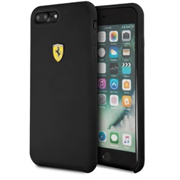 Ferrari SF iPhone 8 Plus fekete szilikon tok