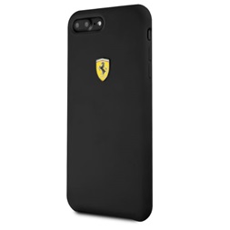 Ferrari SF iPhone 8 Plus fekete szilikon hátlap