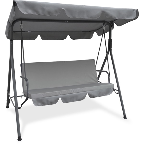 Fieldmann FDZN 5202 fémvázas szürke kerti hintaágy