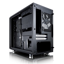 Fractal Design Define NANO S Fekete Ablakos (Táp nélküli) ITX ház
