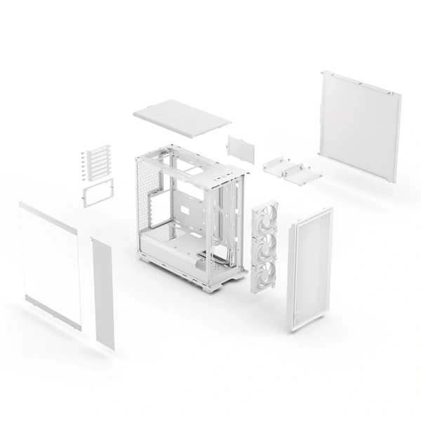 Fractal Design Epoch fehér (táp nélküli) ablakos ATX ház