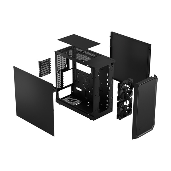 Fractal Design Focus 2 fekete (táp nélküli) ATX ház