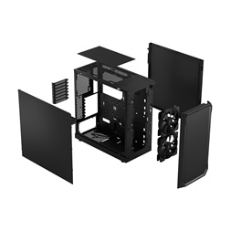 Fractal Design Focus 2 fekete (táp nélküli) ATX ház