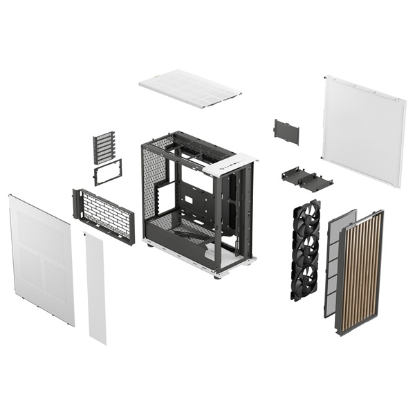 Fractal Design North XL fehér (táp nélküli) EATX ház